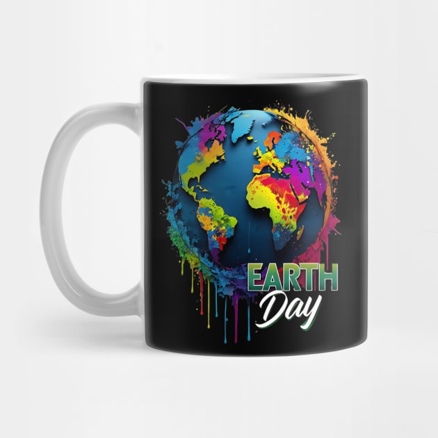 Earth Day Earth Planet by Creatifly Graphic Tees